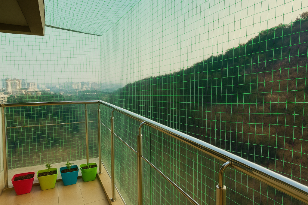 Balcony Safety Net Installation in Hyderabad - Chandu Safety Nets