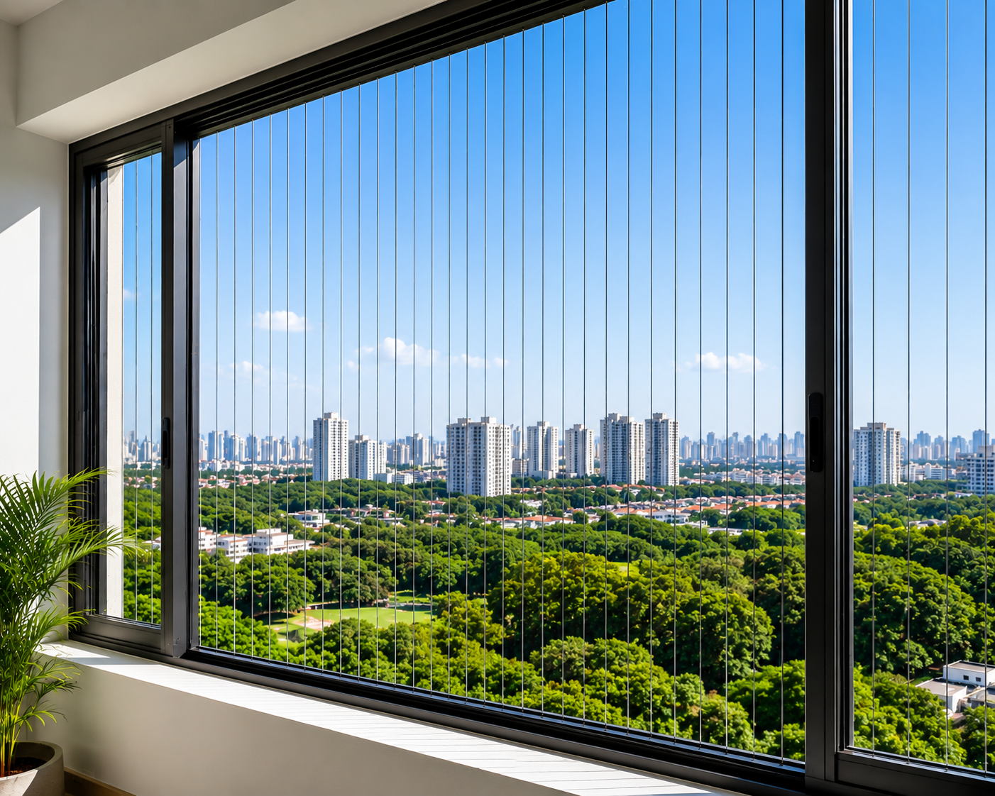 Invisible grills for windows and home safety in Hyderabad